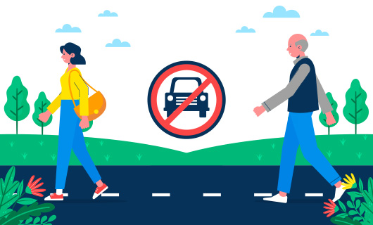 札幌一番街商店街の歩行者天国